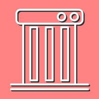 Carbon Heater Vector Icon