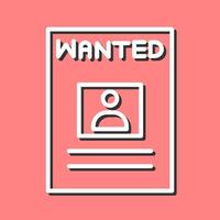 Wanted Poster Vector Icon