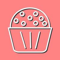 Chocolate Muffin Vector Icon