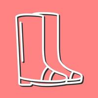 Gardening Boots Vector Icon