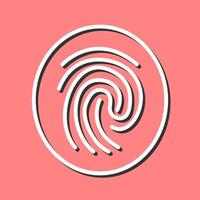 Fingerprint Vector Icon