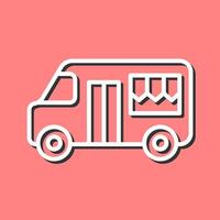 Fast Food Truck Vector Icon
