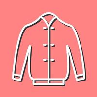 icono de vector de chaqueta elegante