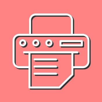 Printer Vector Icon