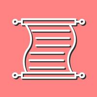 Scroll of Paper Vector Icon