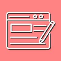 Blogging Service Vector Icon