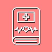 Medical Book Vector Icon