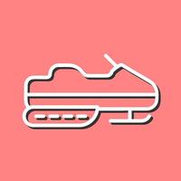 Snowmobile Vector Icon