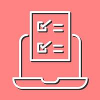 Online Test Vector Icon