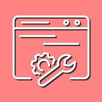 Web Maintenance Vector Icon