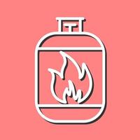 Gas Cylinder Vector Icon