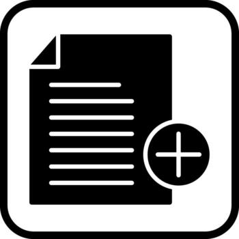 agregar notas vector icono