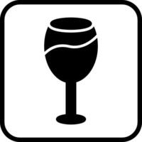 icono de vector de copa de vino