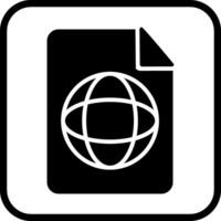 icono de vector de perfil global