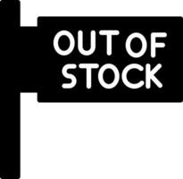 Out of Stock Vector Icon