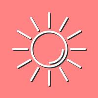 UV Radiation Vector Icon