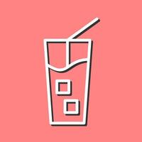 Iced Coffee Vector Icon