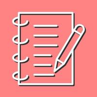 Spring Notebook Vector Icon