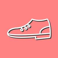 icono de vector de zapatos casuales