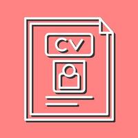 CV Vector Icon