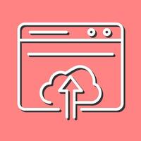 Upload Web Vector Icon