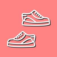 icono de vector de zapatillas