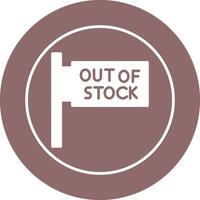 Out of Stock Vector Icon