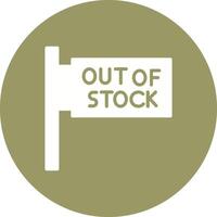 Out of Stock Vector Icon