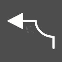 Arrow Pointing Left Vector Icon