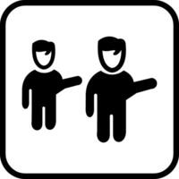 Waving to People II Vector Icon