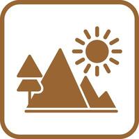 Mountain Vector Icon