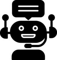 Chat Bot Vector Icon