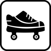 patines, vector, icono vector