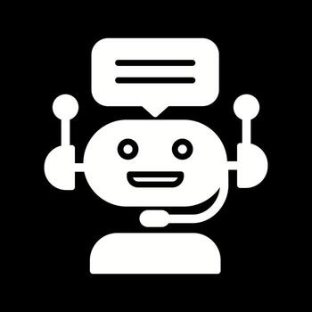 Chat Bot Vector Icon