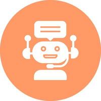 Chat Bot Vector Icon