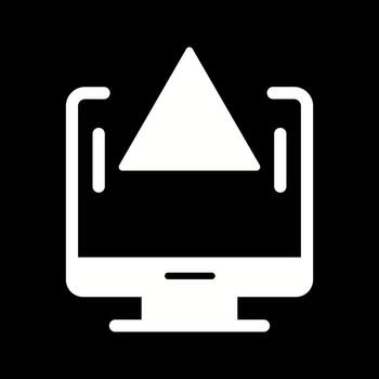 icono de vector de triángulo