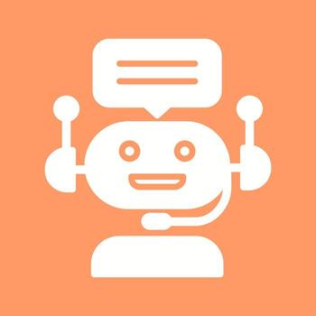 Chat Bot Vector Icon