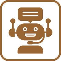 Chat Bot Vector Icon