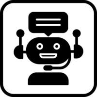 Chat Bot Vector Icon