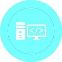 icono de vector de codificación