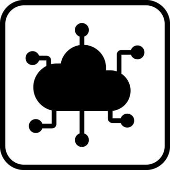 Cloud Computing Vector Icon