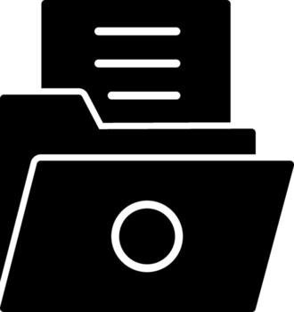 List Folder Vector Icon