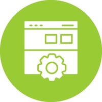 icono de vector de desarrollo web