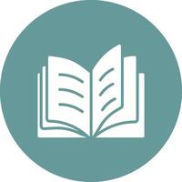 Open Book Vector Icon