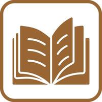 Open Book Vector Icon