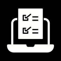 Online Test Vector Icon