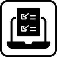 Online Test Vector Icon