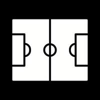 icono de vector de campo de fútbol