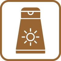 Sun Cream Vector Icon