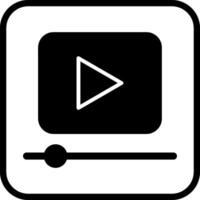 icono de vector de vídeo